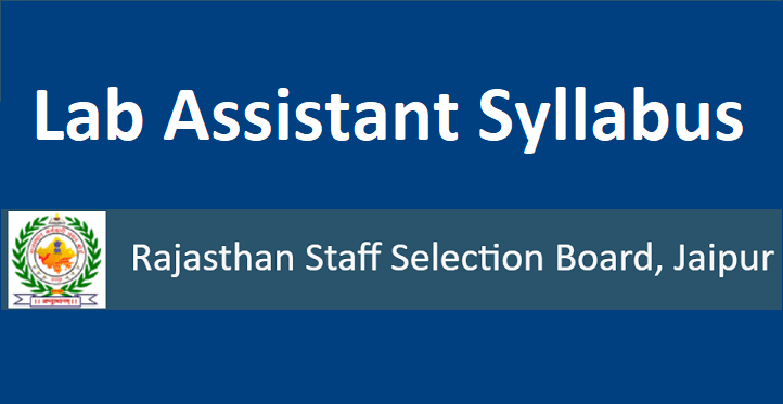 Rajasthan Lab Assistant Syllabus 2022 pdf Download in English/Hindi
