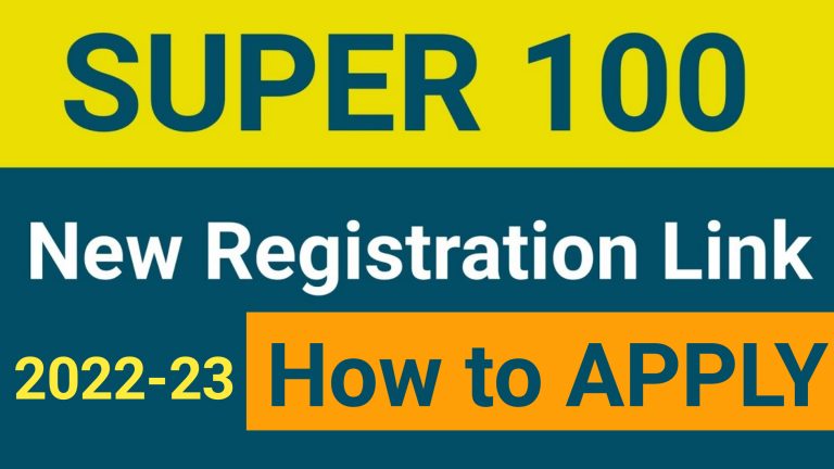 Super 100 Level -1 Registration Start 2022