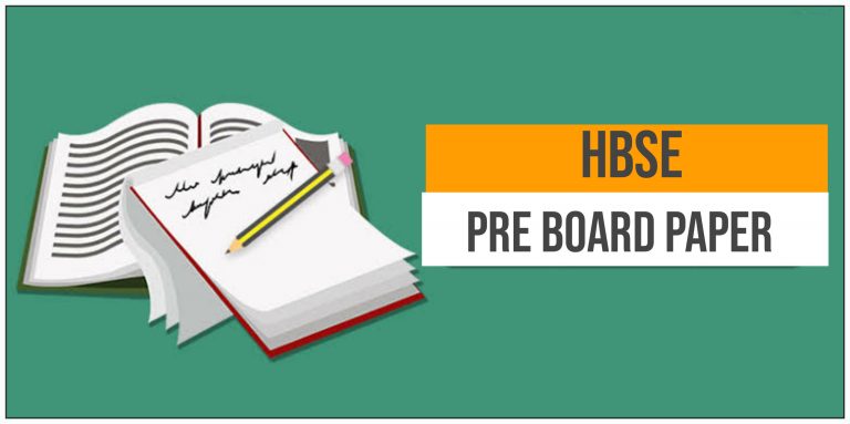 HBSE-10th Syllabus -Previous Pre Board Paper -ExamPattern 2023-24