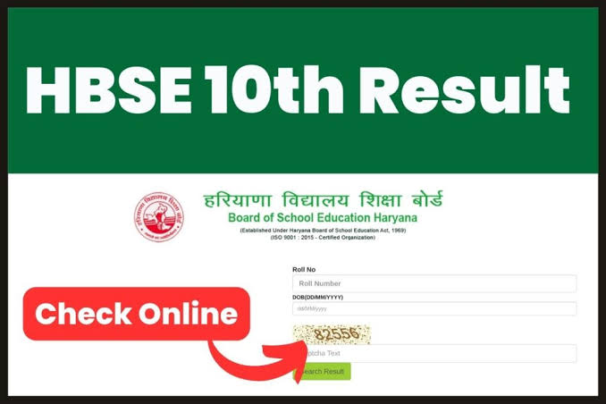 HBSE 10th Result 2023 Check, Download Marksheet @bseh.org.in