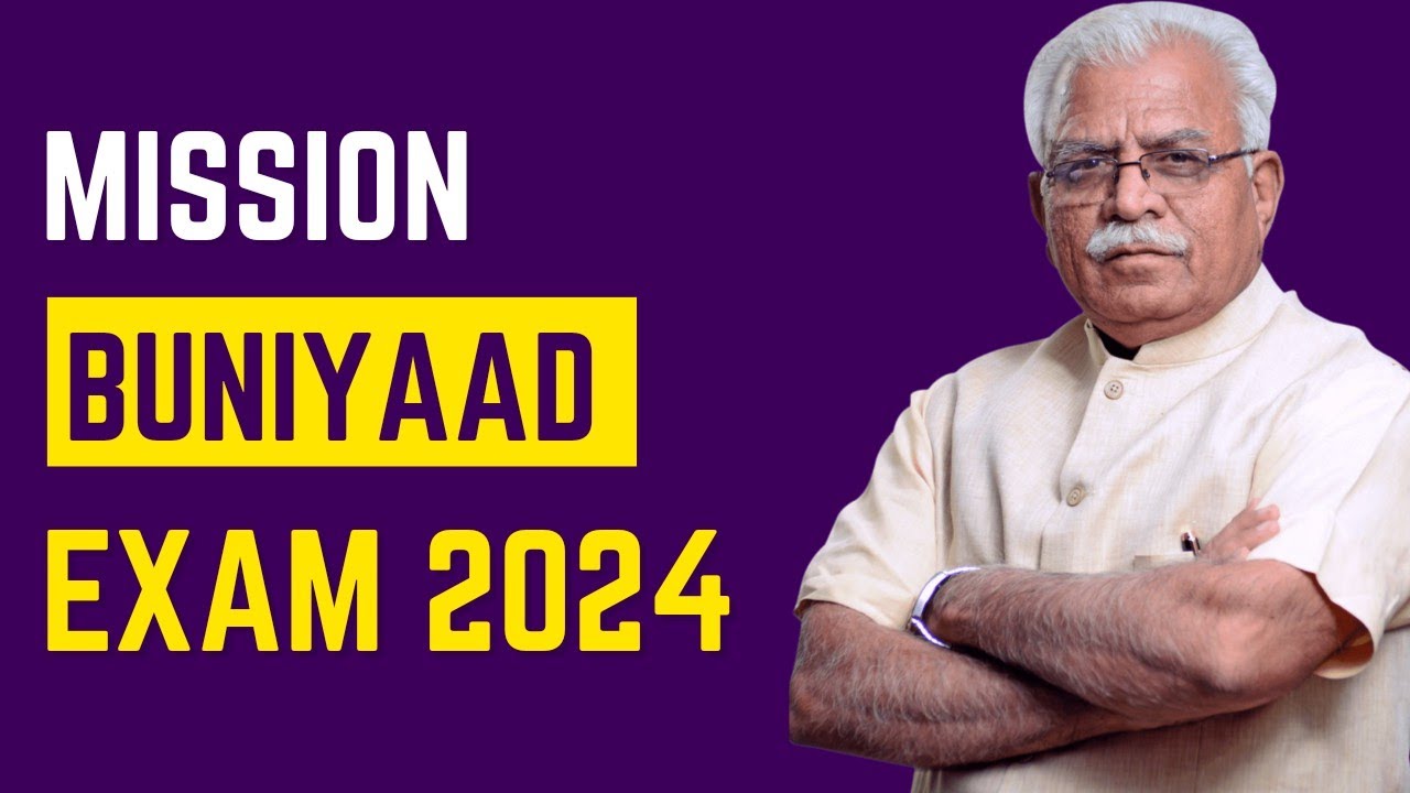 Mission Buniyaad Level 3 Exam 2024