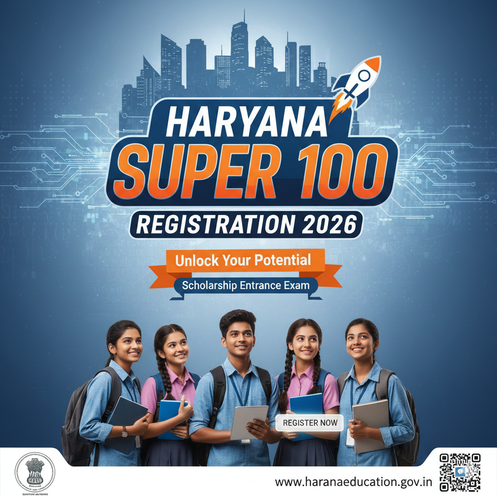 Haryana Super 100 Registration 2026