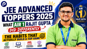 JEE Advanced Toppers 2025 AIR 1 Rajit Gupta