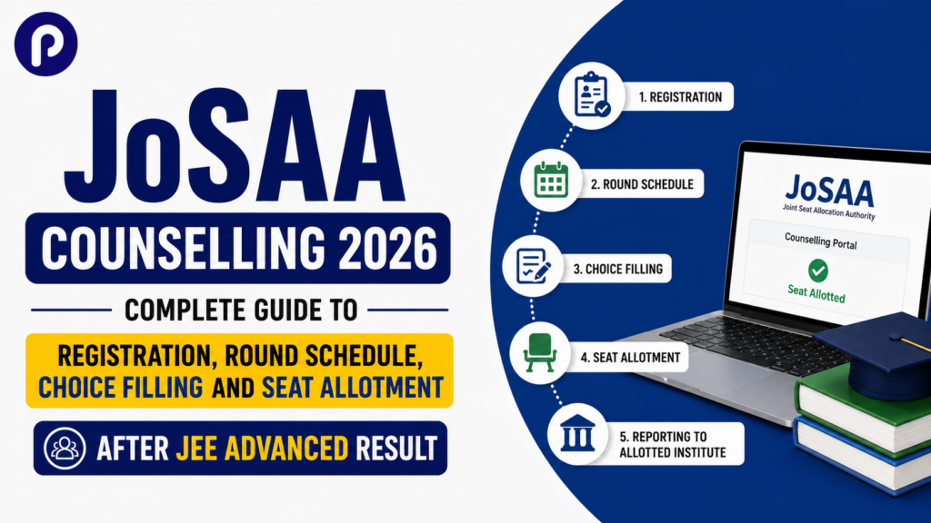 JoSAA Counselling 2026: Complete Guide to Registration, Round Schedule, Choice Filling and Seat Allotment After JEE Advanced Result