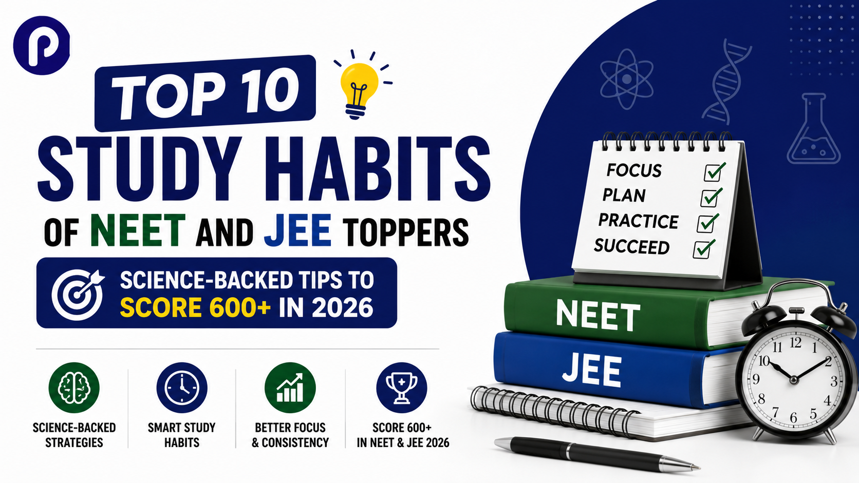 Top 10 Study Habits of JEE and NEET Toppers