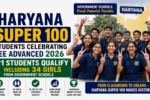 Haryana Super 100 students celebrating JEE Advanced 2026 qualification with 91 students passing including 34 girls from government schools